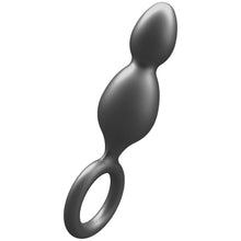 Load image into Gallery viewer, ToyJoy Buttocks The Plugger 2 Balls Metallic Silicone Plug