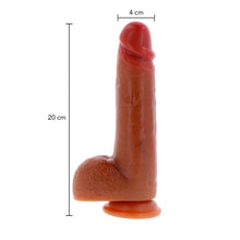 Load image into Gallery viewer, ToyJoy Get Real Silicone Foreskin Dildo 8 Inch
