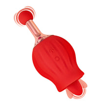 Load image into Gallery viewer, ClitTastic Rose Bud Dual Massager Rechargeable