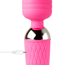 Load image into Gallery viewer, 10 Speed Rechargeable Magic Wand Pink