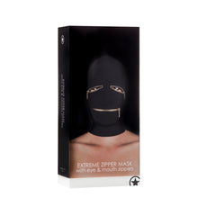 Load image into Gallery viewer, Ouch Extreme Zipper Mask With Eye And Mouth Zipper