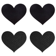 Load image into Gallery viewer, Peekaboo Pasties Black Hearts