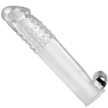 Load image into Gallery viewer, Size Matters Clear Vibrating Penis Sleeve