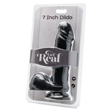 Load image into Gallery viewer, ToyJoy Get Real 7 Inch Dong With Balls Black