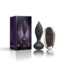 Load image into Gallery viewer, Rocks Off Petite Sensations Desire Butt Plug Black