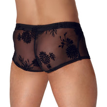 Load image into Gallery viewer, Noir Sheer Floral Lace Pants