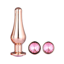 Load image into Gallery viewer, Gleaming Butt Plug Set Rose Gold