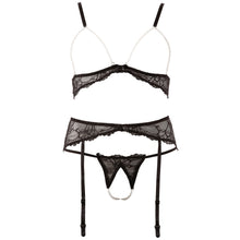 Load image into Gallery viewer, Abierta Fina Pearl Bra Suspender And String