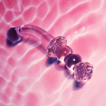 Load image into Gallery viewer, Glaze Glass Rosebud GSpot Dildo