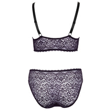 Load image into Gallery viewer, Cottelli Curves Delicate Lace Bralette And Briefs