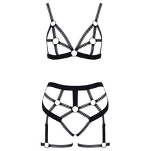 Load image into Gallery viewer, Bondage Strappy Bra Set