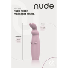 Load image into Gallery viewer, Nude Hazel Mini Rabbit Massager