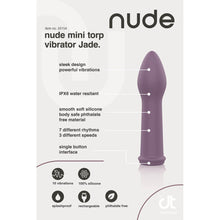 Load image into Gallery viewer, Nude Jade Mini Torp Vibrator