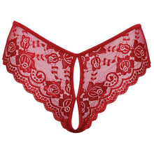 Load image into Gallery viewer, Cottelli Crotchless Panty Red