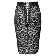 Load image into Gallery viewer, Noir Pencil Skirt