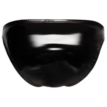 Load image into Gallery viewer, Black Level Vinyl Briefs With Zip Black