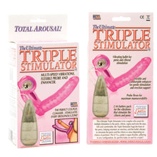 Load image into Gallery viewer, Ultimate Triple Stimulator Vibrating Cock Ring With Dong