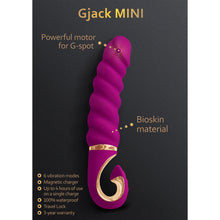 Load image into Gallery viewer, G Vibe Gjack Mini Vibrator