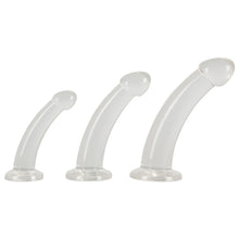 Load image into Gallery viewer, Three Piece Crystal Clear Anal Training Set