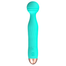 Load image into Gallery viewer, Cuties Silk Touch Rechargeable Mini Vibrator Green