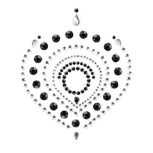 Load image into Gallery viewer, Bijoux Indiscrets Flamboyant Rhinestone Jewellery Black Silver