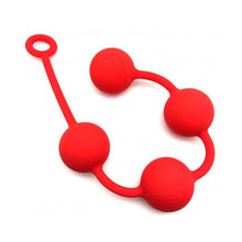 Load image into Gallery viewer, Red Quartet Anal Balls 5cm