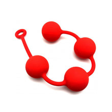 Load image into Gallery viewer, Red Quartet Anal Balls 6cm