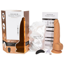 Load image into Gallery viewer, Naked Attraction 9 Inch Thrusting Dildo Caramel