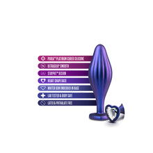 Load image into Gallery viewer, Anal Adventures Matrix Wavy Bling Butt Plug