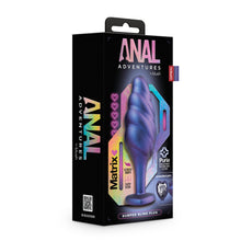 Load image into Gallery viewer, Anal Adventures Matrix Bumped Bling Butt Plug