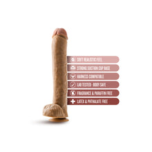 Load image into Gallery viewer, Dr. Skin Dr. Michael 14 Inch Dildo with Balls