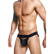 Load image into Gallery viewer, Male Basics Dngeon Peekaboo Jock Black One Size