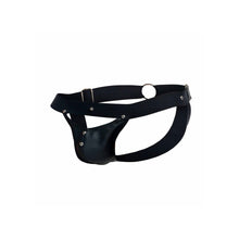 Load image into Gallery viewer, Male Basics Dngeon Peekaboo Jock Black One Size