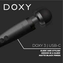 Load image into Gallery viewer, Doxy Wand 3 Black USB Powered