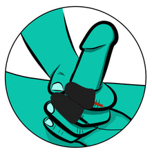 Load image into Gallery viewer, ElectraStim Noir Explorer Electro Finger Sleeves