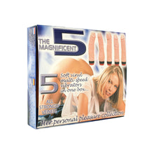 Load image into Gallery viewer, The Magnificent 5 Multi Speed Vibrator Set