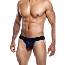 Load image into Gallery viewer, Male Basics Neon Jock Blue