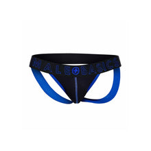 Load image into Gallery viewer, Male Basics Neon Jock Blue