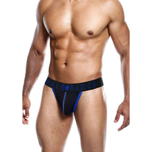 Load image into Gallery viewer, Male Basics Neon Thong Blue