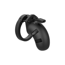 Load image into Gallery viewer, Man Cage 20 Male 3.5 Inch Black Silicone Chastity Cage