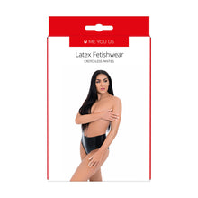 Load image into Gallery viewer, Me You Us Latex Crotchless Panties