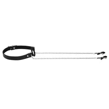 Load image into Gallery viewer, Ouch O Ring Gag With Nipple Clamps