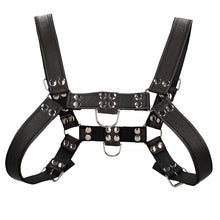 Load image into Gallery viewer, Ouch Chest Bulldog Harness Black Large to Xlarge