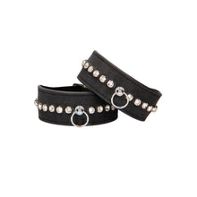Load image into Gallery viewer, Ouch Diamond Studded Ankle Cuffs