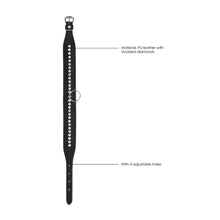 Load image into Gallery viewer, Ouch Diamond Studded Collar With Leash