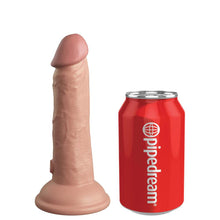 Load image into Gallery viewer, King Cock Elite 6 Inch Dual Density Dildo Caramel