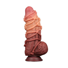 Load image into Gallery viewer, Lovetoy Extreme Dildo With Rope Pattern