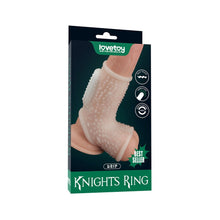 Load image into Gallery viewer, Lovetoy Drip Knights Ring Vibrating Penis Sleeve
