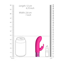 Load image into Gallery viewer, Royal Gems Dazzling Rechargeable Rabbit Bullet Pink