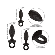 Load image into Gallery viewer, 3 Piece Silicone Anal Probe Kit